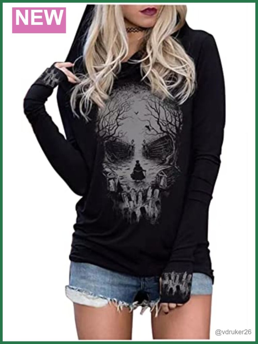 CHUNTIANRAN Women's Hoodie T-Shirts Long Sleeve Pullover Sweatshirt